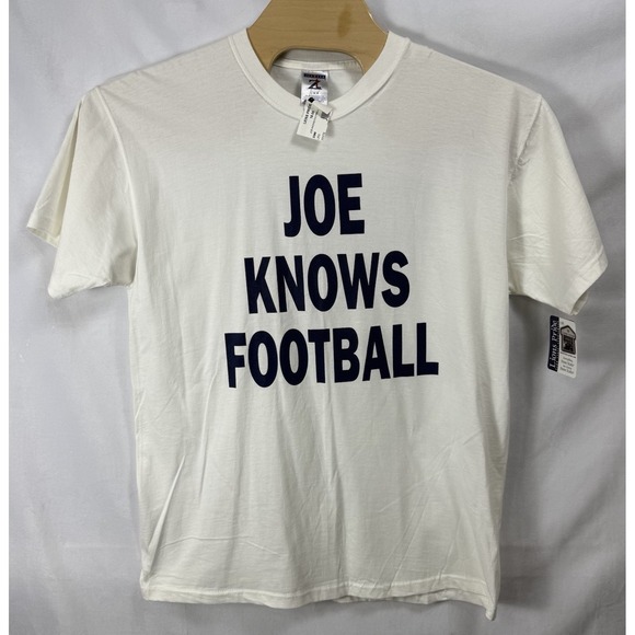 Vintage New -‎ Joe Knows Football Penn State University Paterno Tshirt Deadstock - Picture 1 of 8
